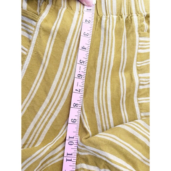 SALE- J Jill Women's Linen Blend Shorts Elastic Waist Relaxed Fit Lagenlook M - Picture 7 of 9